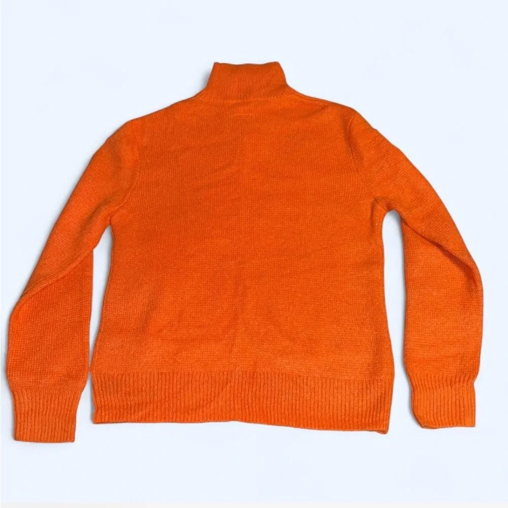 H&M Studio orange turtleneck sweater